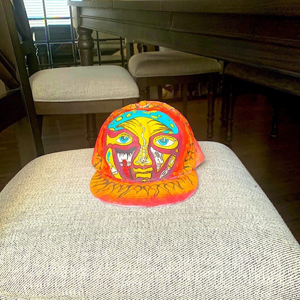 Hand painted / hand made Sublime adjustable Snap Back